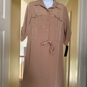Mossimo Tan Belted Dress